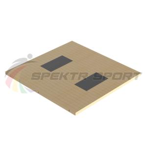 Купить Помост тяжелоатлетический 3х3х0,1м, рез. амортизаторы 1х0,5х0,04м в Козельске 
