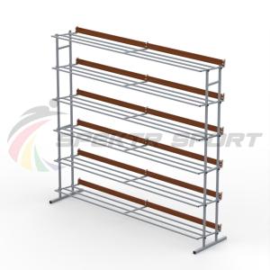 Купить Стеллаж для лыжных ботинок (на 50 пар) разборный в Козельске 