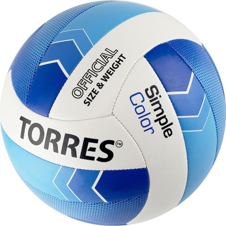 Купить Мяч волейбольный Torres Simple Color любительский р.5 в Козельске 